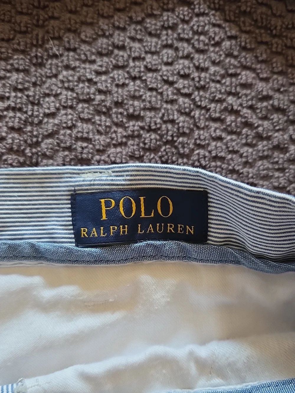 Polo Ralph Lauren Seersucker Shorts, Size 36, Classic Fit